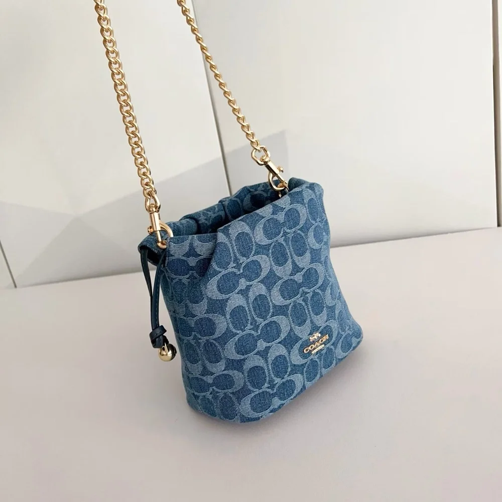Coach mini drawstring